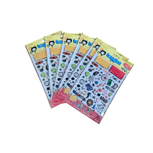 NEW pack of Taggles reusable stickers pack of 6 - Picture 1 of 6